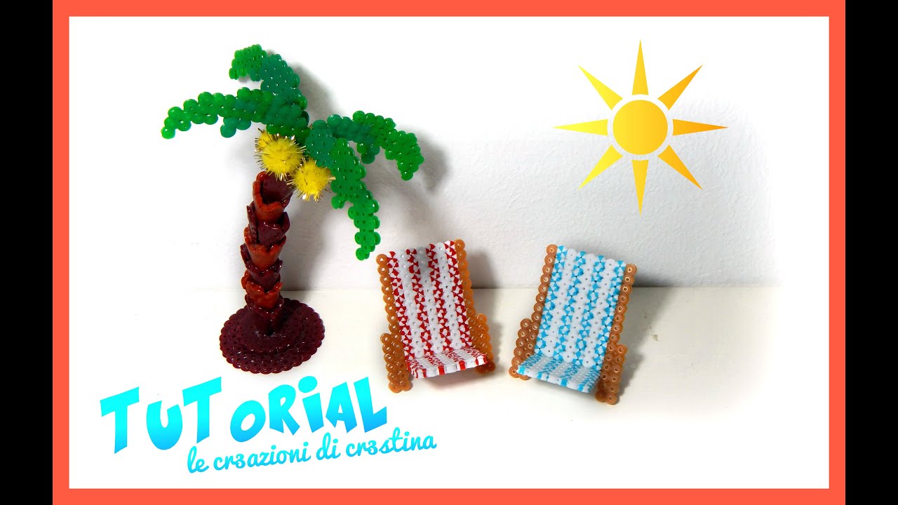 Sdraietta da Spiaggia con HAMA BEADS/Pyssla/Perler - DIY Summer Tutorial