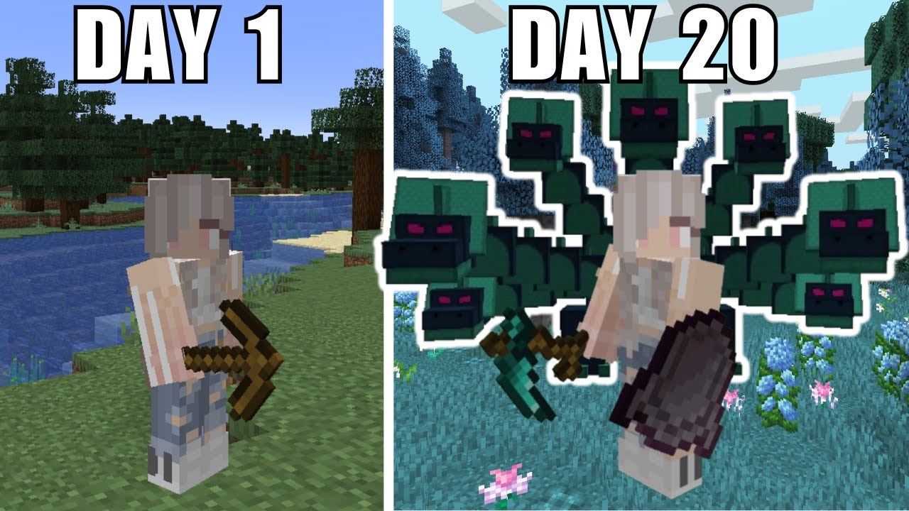 Minecraft but I add a new mod everyday