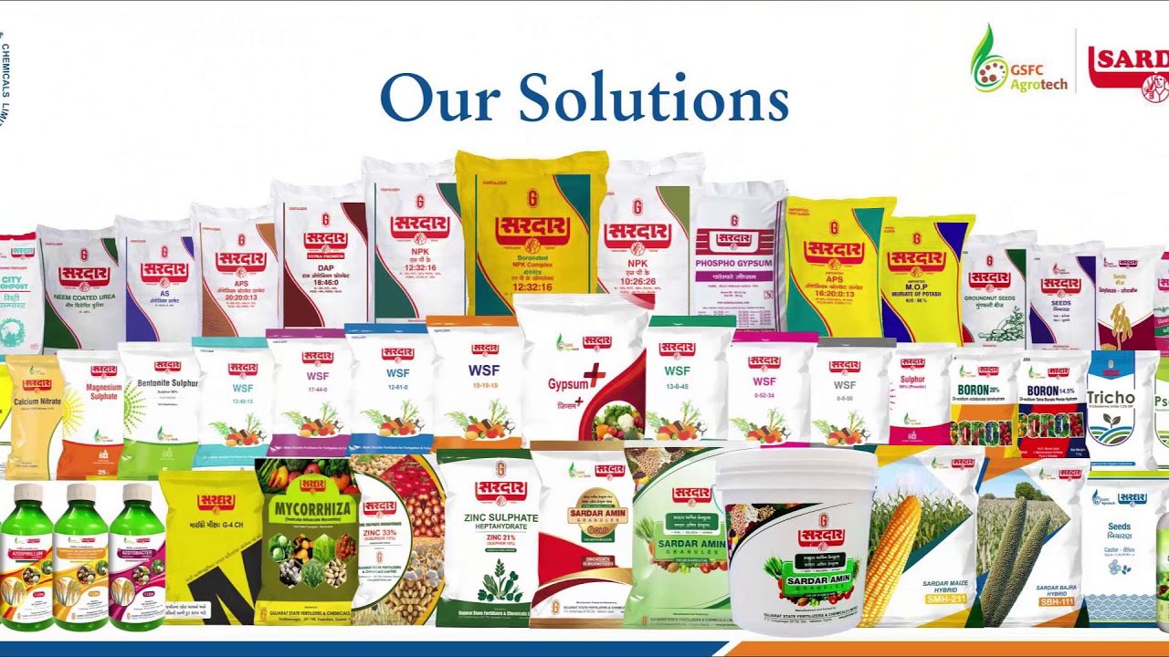 GSFC launches three new fertilizers for a self reliant India