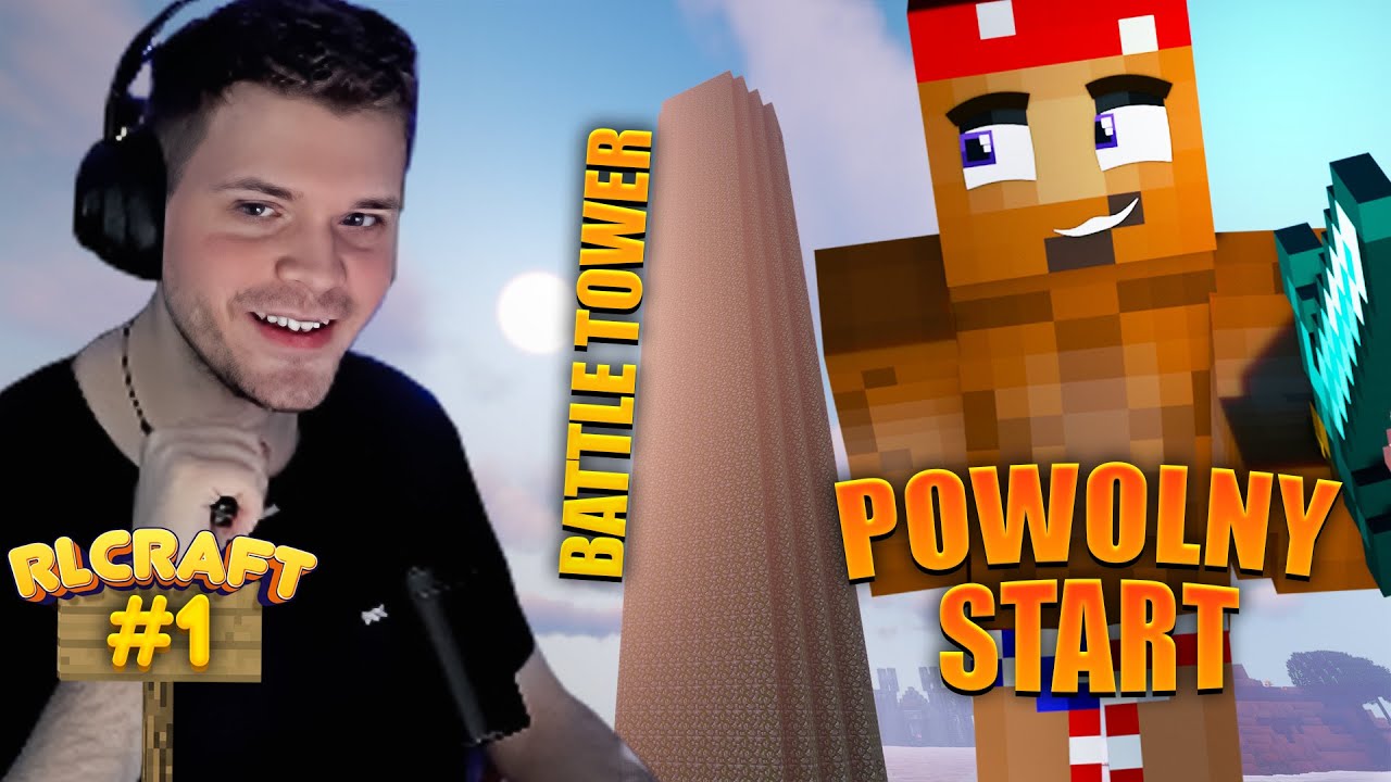 GUCIO I RLCRAFT I START RLCRAFTA! I BATTLE TOWER I DWA LWY W DOMU! I NAJLEPSZE MOMENTY STRIMA #627