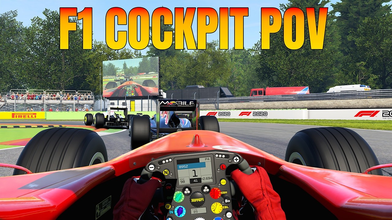 F1 Cockpit Cam Michael Schumacher POV (F1 2020 Gameplay, TV Mod, 4K, 27-Lap Race)
