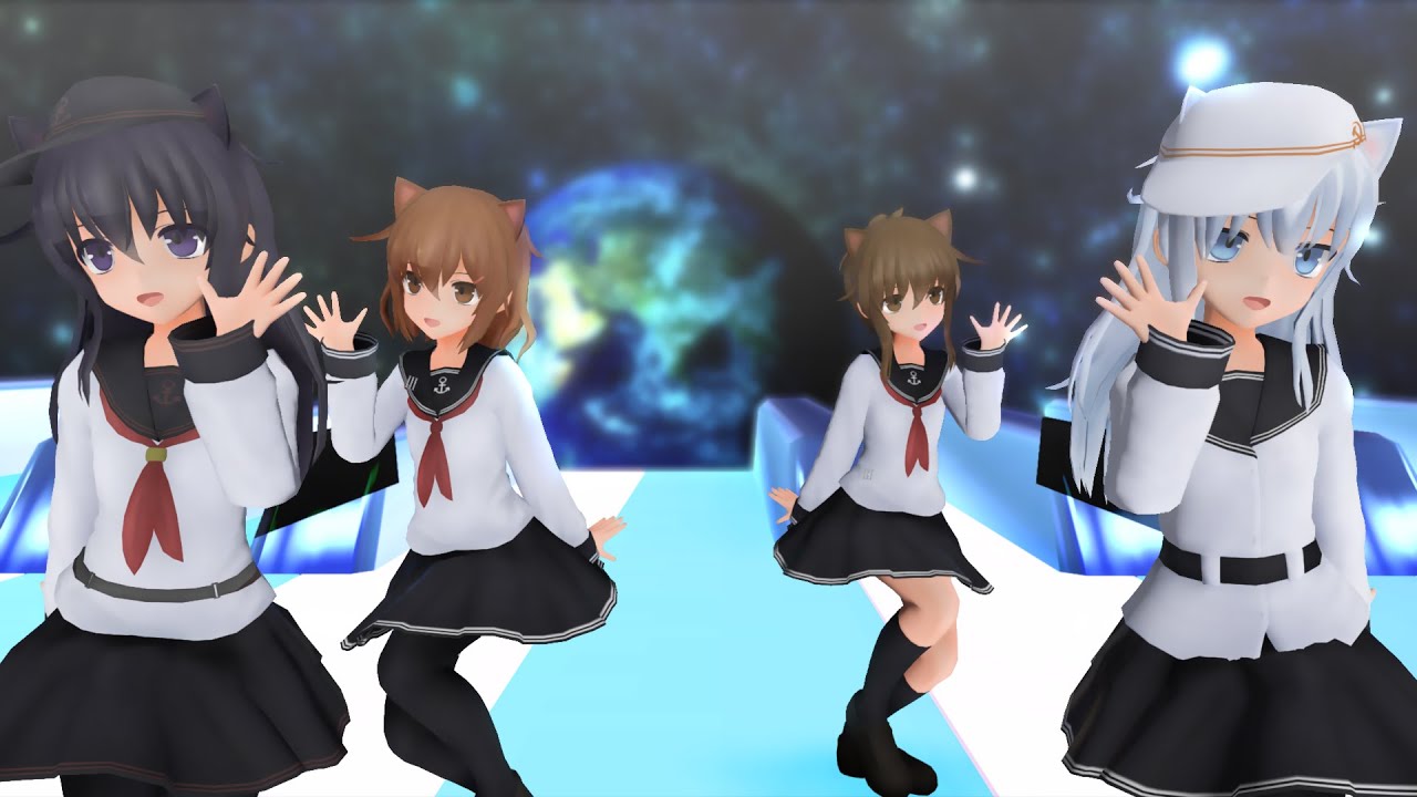 【MMD】第六駆逐隊で Sweet Magic  (スイートマジック ) 【MMD艦これ】 ☆祝！2桁記念！！