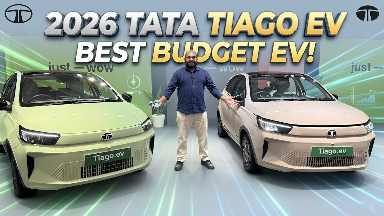 2026 Tata Tiago EV Walkaround - Solid Package Under 10 Lakh | @MotorBeam