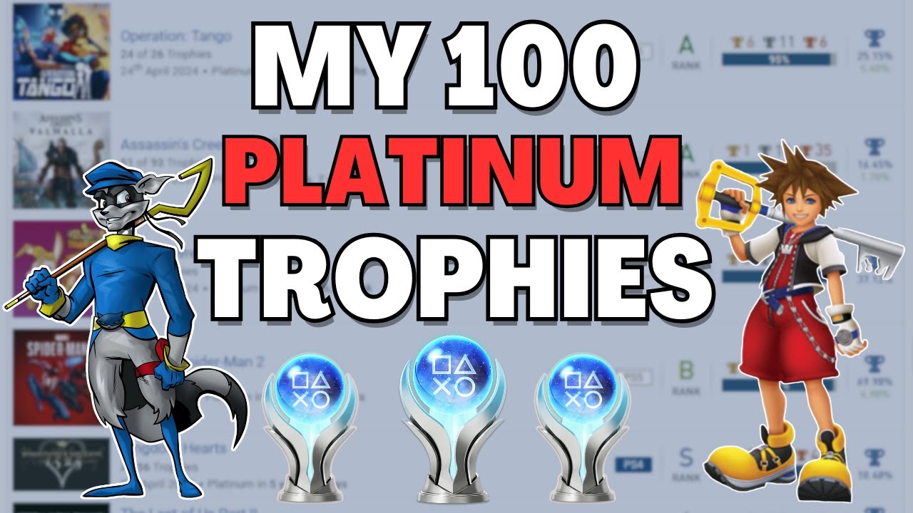 My Journey Collecting 100 Platinum Trophies