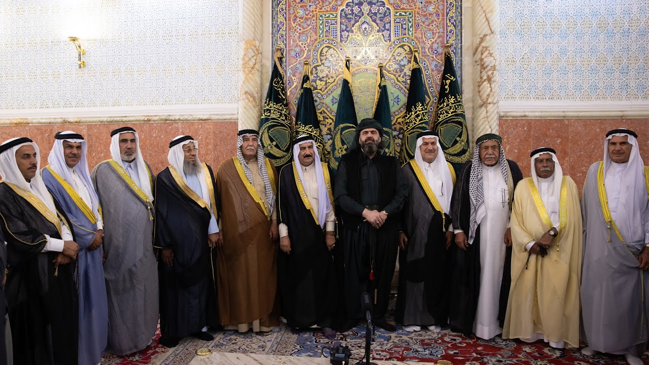 الكسنزان يستقبل وفد السادة المشاهدة