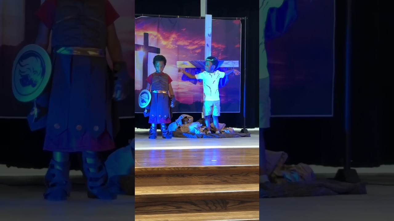 POV: MY TWINS TAKE THEIR ROLES IN THE EASTER PLAY VERY SERIOUSLY!