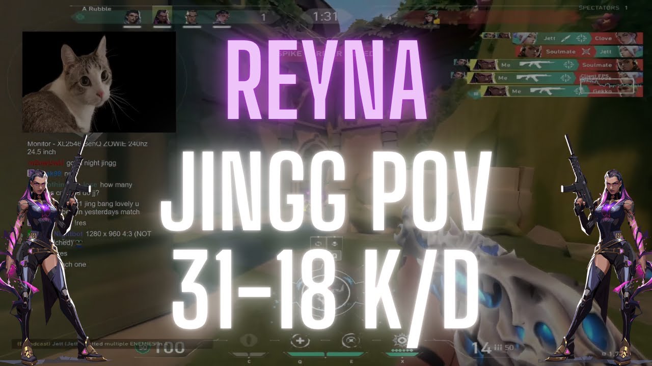 PRX Jingg POV Reyna on Lotus 31-18 K/D (VALORANT Pro POV)