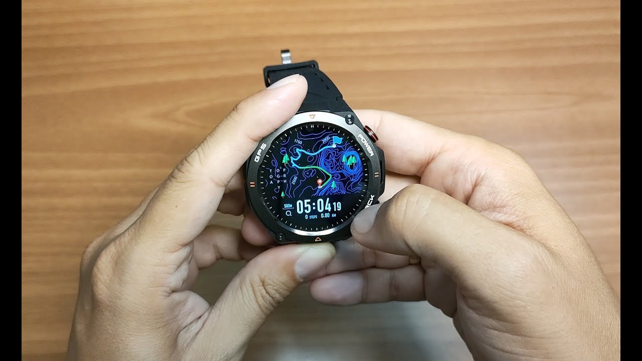 COLMI V75 unboxing and quick menu view (with GPS tracking and compass)
