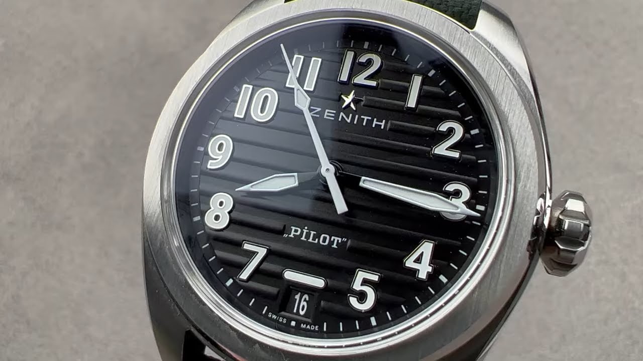 Обзор часов Zenith Pilot 03.4000.3620/21.I001 2023 года