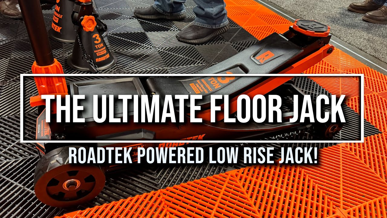 Powered floor jacks are the future - Award winning Roadtek 2 ton jack!