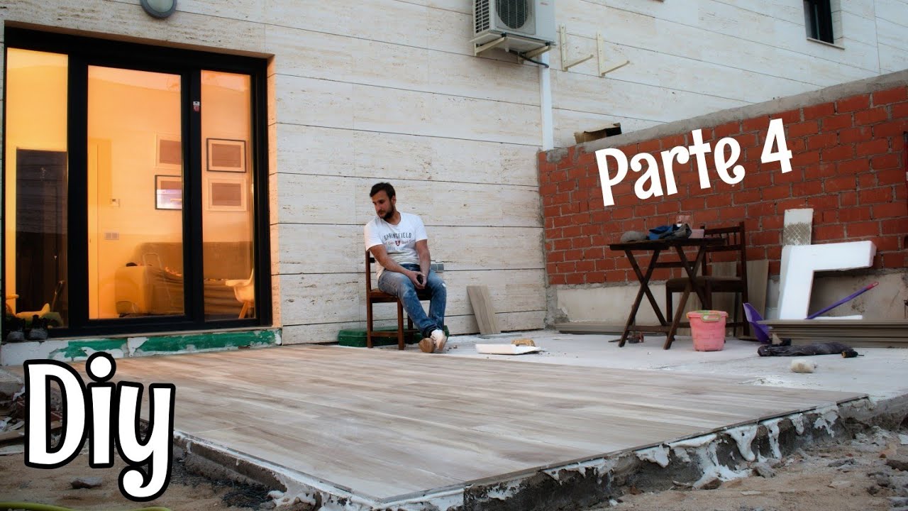 Suelo PORCELANICO imitacion madera para exterior