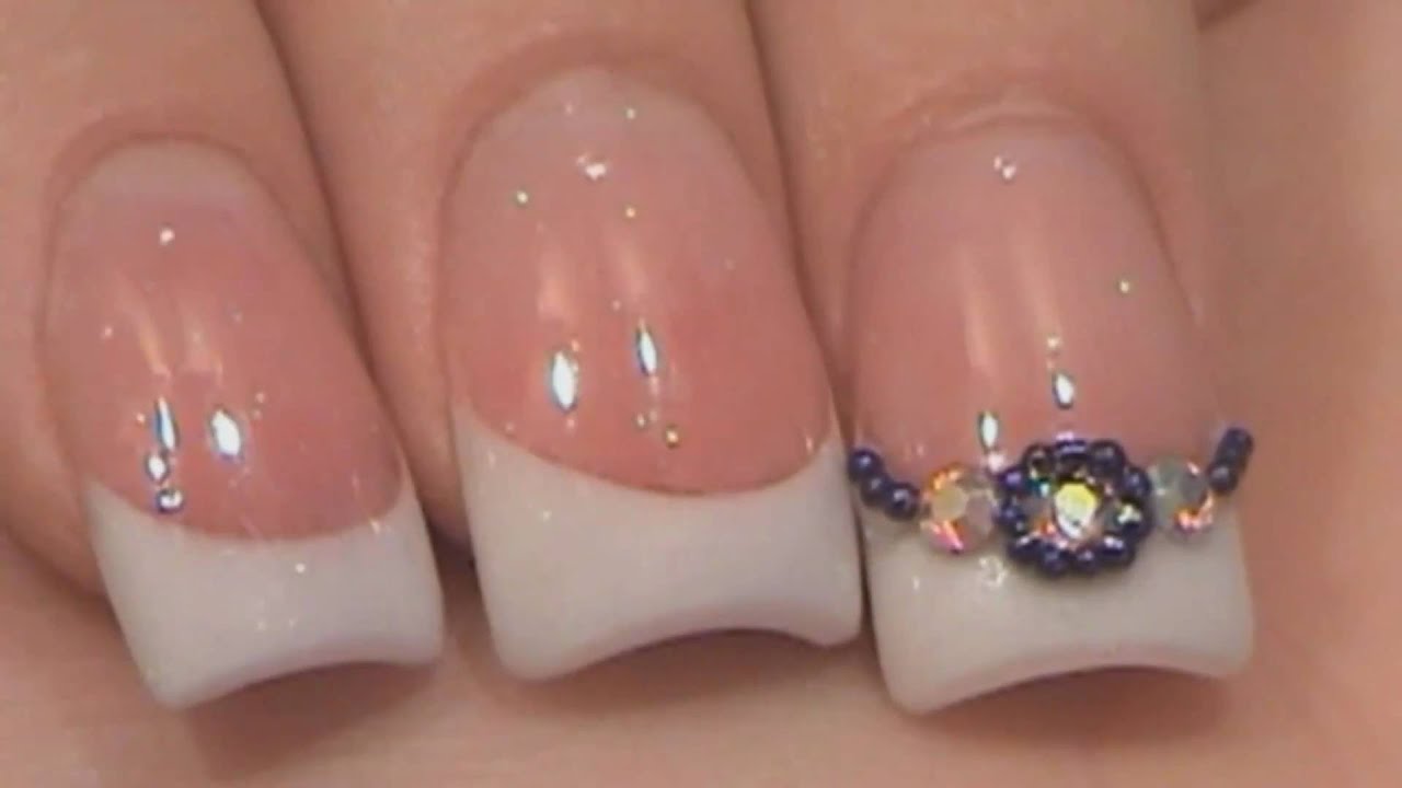 Acrylic Nails Tutorial - Sculpted Pink & White