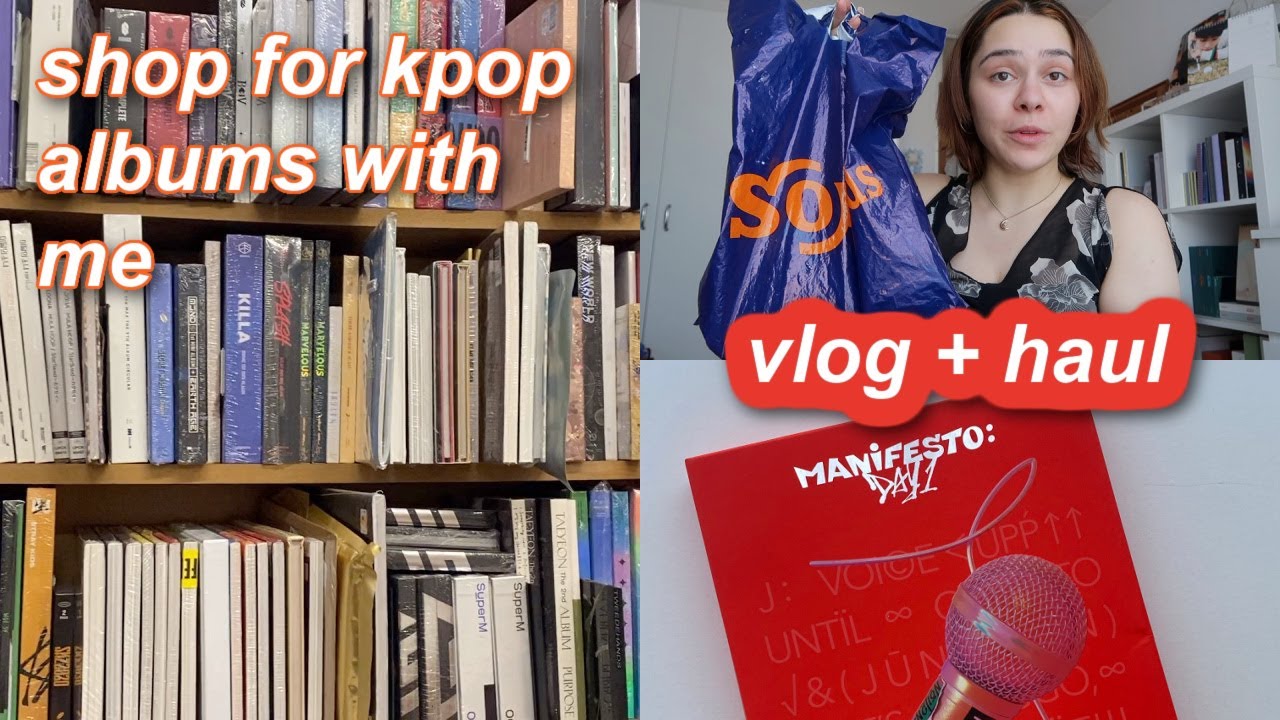 shop for kpop albums with me (i failed) *vlog+unboxing*🧡