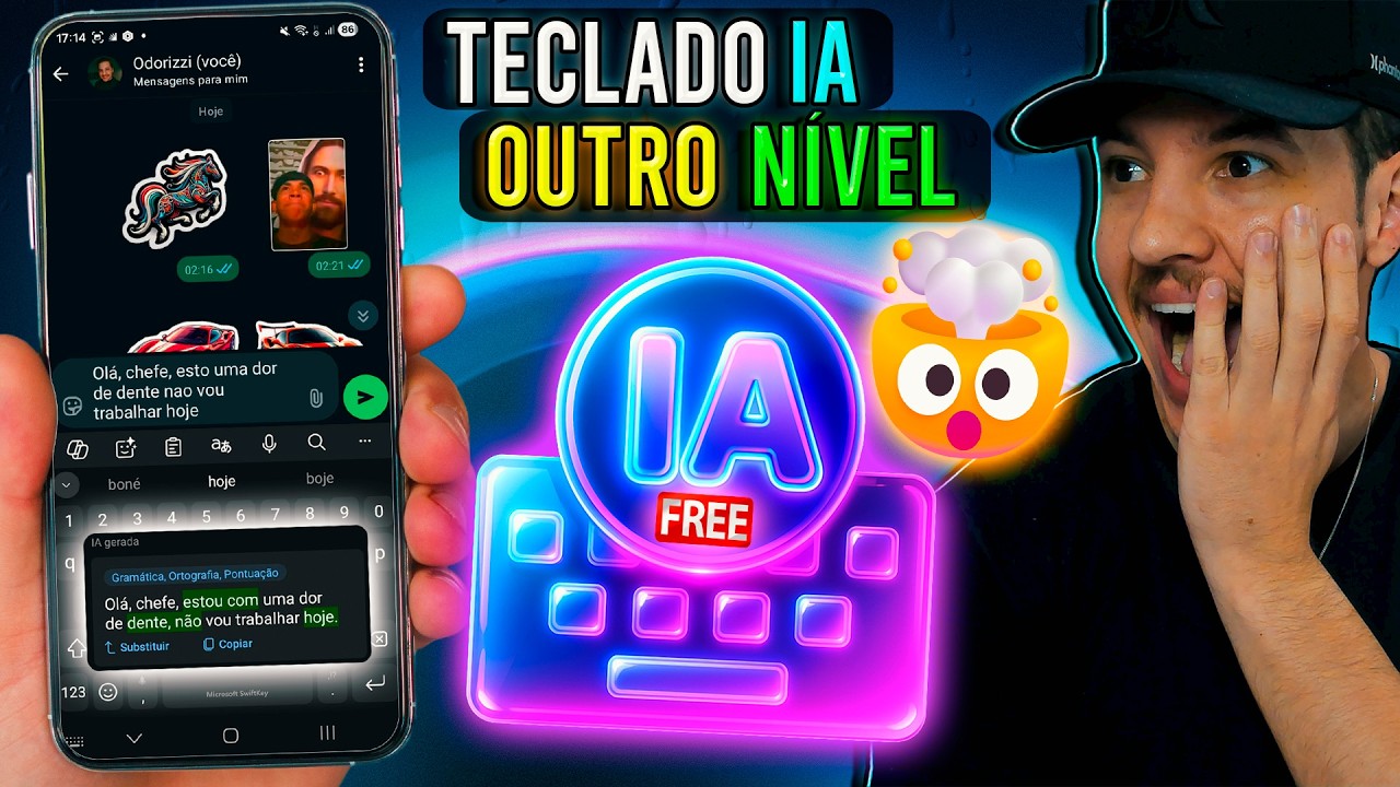 💥 Esse Teclado IA é MELHOR que o Gboard 🔥Rápido, Inteligente e Surpreendente!