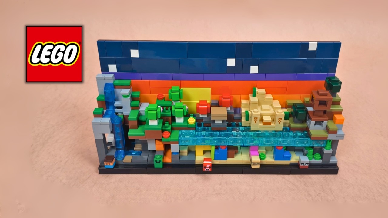 LEGO Minecraft 21589 Mini Biomes - Speed Build