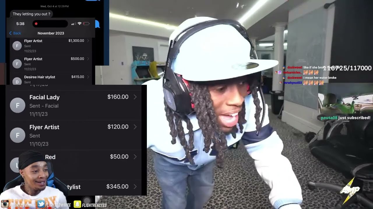 FlightReacts To Kai Cenat Ending Clout Chasing OF Girl Career!