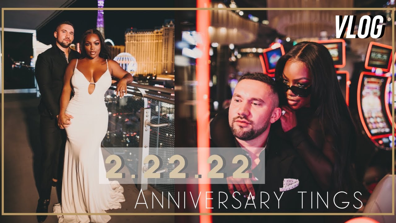 VLOG | LUXURY RESORT in Vegas ?! + 2 YEAR ANNIVERSARY + CAN I FIT MY WEDDING DRESS 🥴👩🏾‍🦯