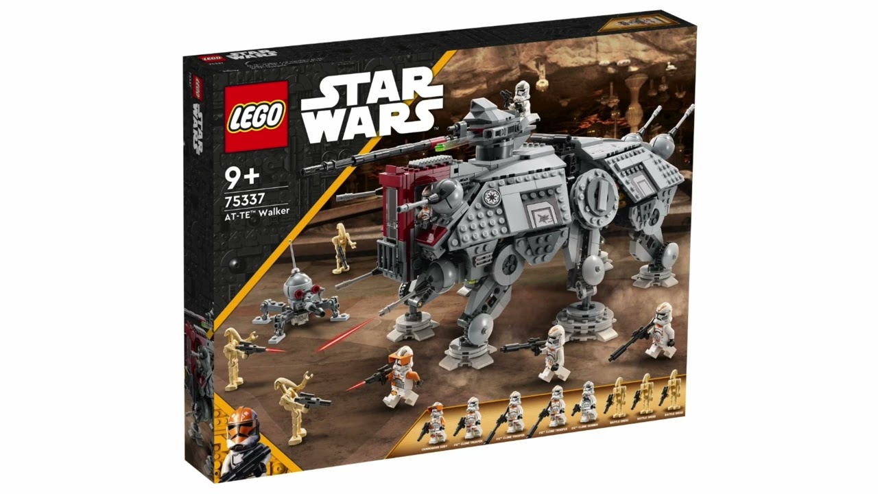 AT-TE Lego Star Wars 2022 - Figurka Komandor Cody (2 fazy) i dużo klon&oacute;w 🔥 Oficjalna prezentacja