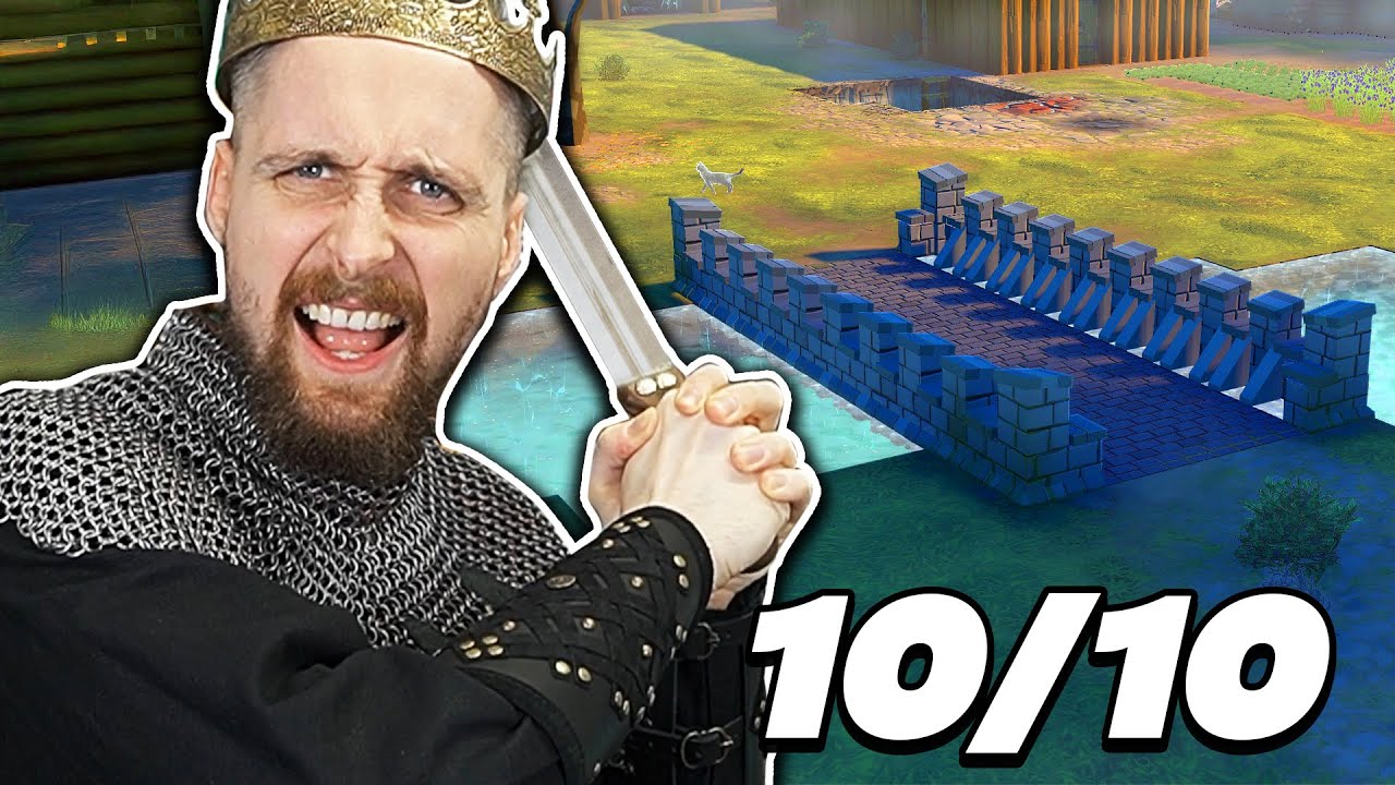 BUDOWA NAJPIĘKNIEJSZEGO MOSTU! - Going Medieval #4