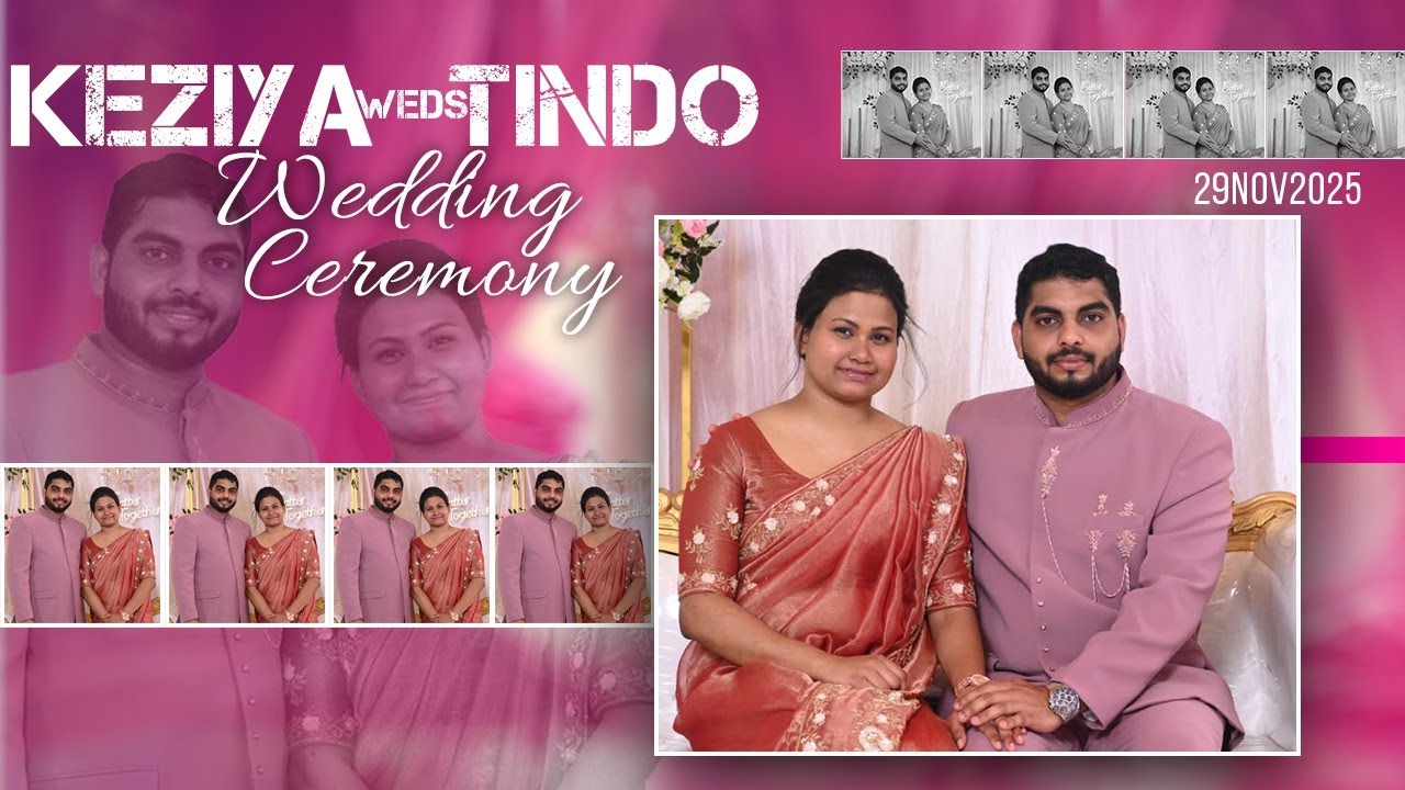 Keziya + Tindo Wedding Ceremony  - 29 NOV 2025 || Impact international online telecast