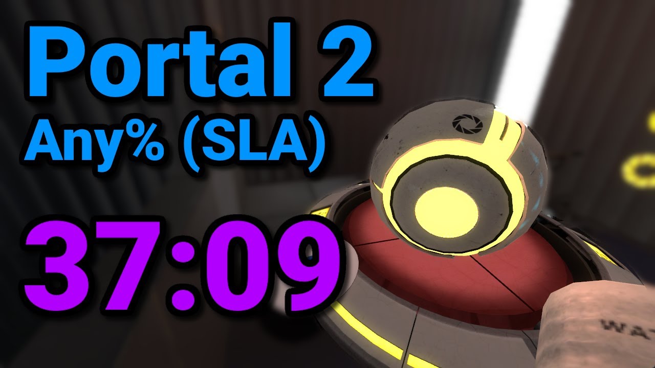Portal 2 Any% Speedrun in 37:09 (Old World Record)