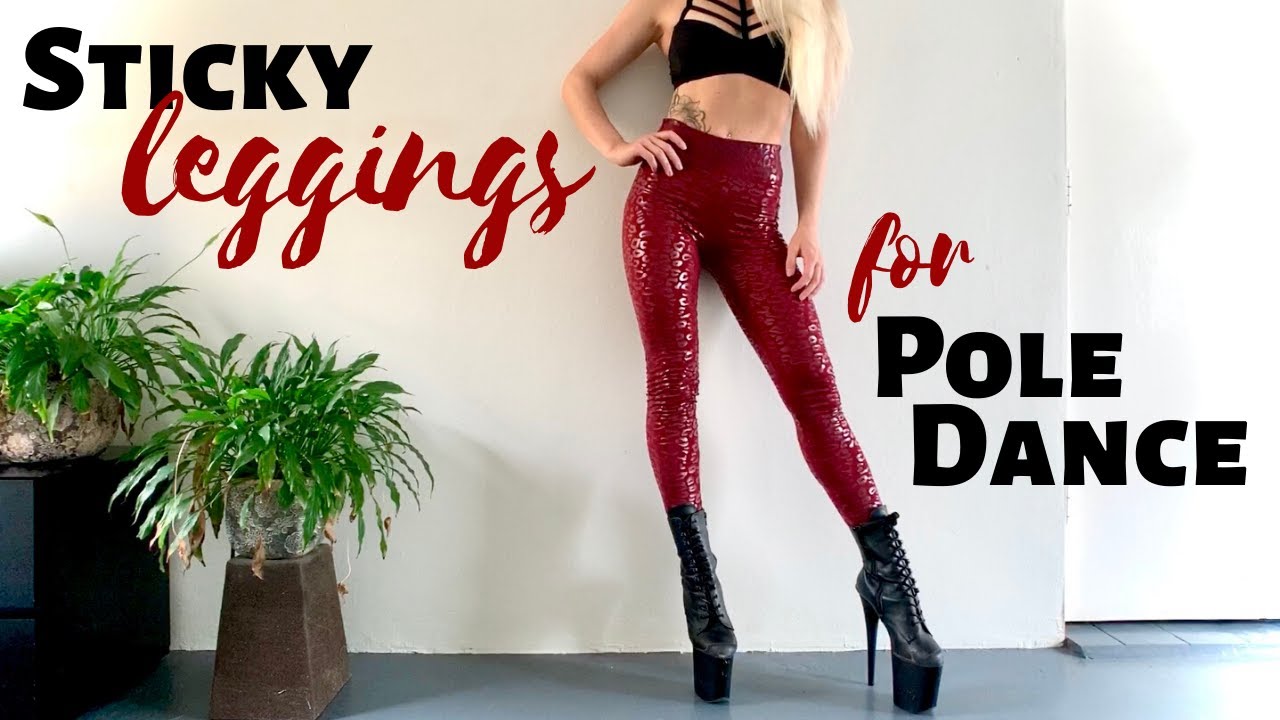 WORTH THE HYPE?! STICKY LEGGINGS for Pole Dance REVIEW & TRY ON 🍒 Sticky Pole Outfit Paradise Chick