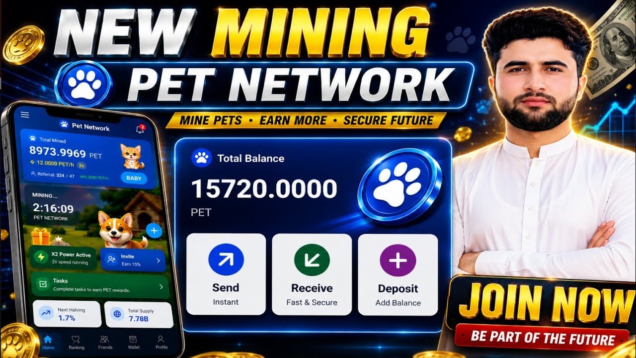 Pet Network New Mining App | Pet Network P2P Soon | Rizwan Baloch