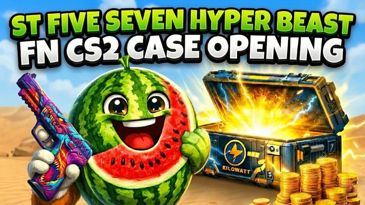 ST FIVE SEVEN HYPER BEAST FN CS2 CASE OPENING