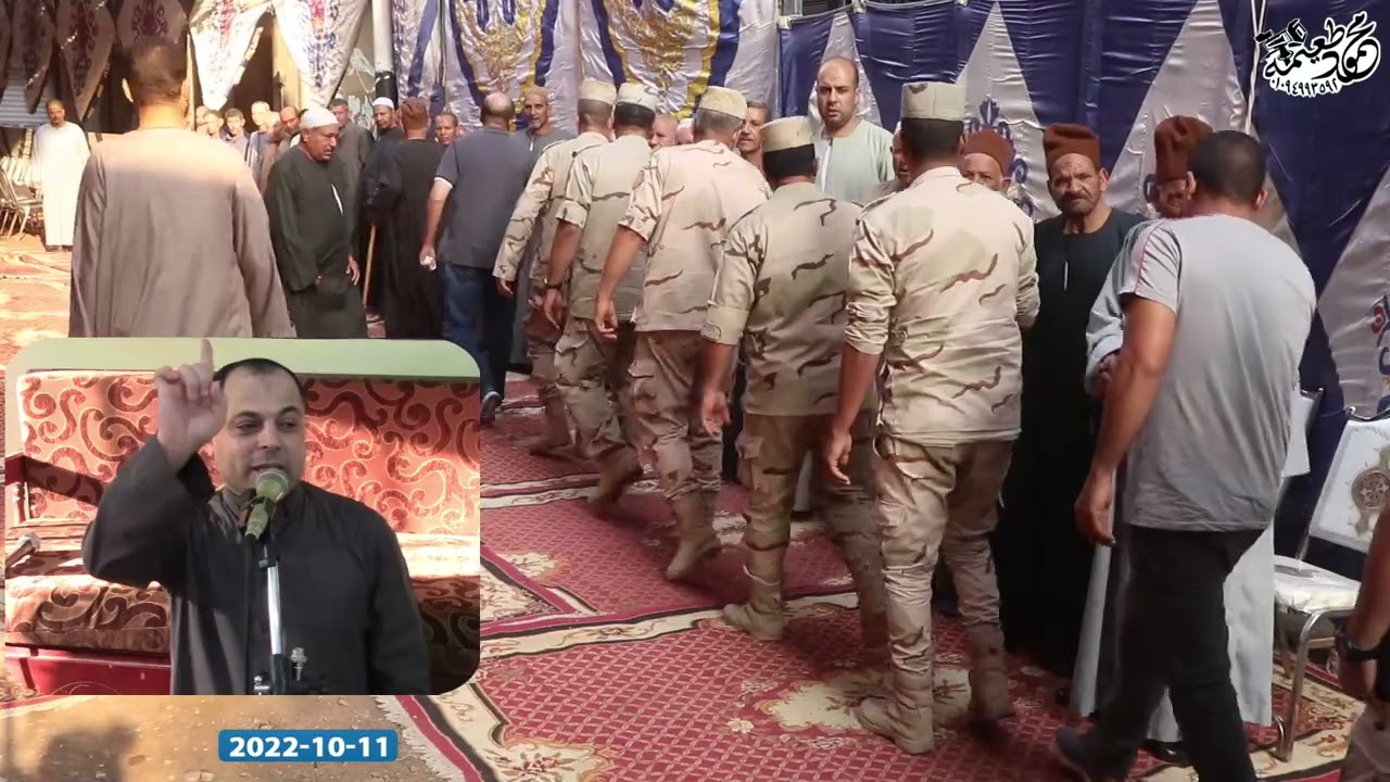 الدكتور محمد مصطفى يحيى كلمة عزاء الحاج مهتدى مدكور -شوشاى -  اشمون -منوفيه  11-10 -2022