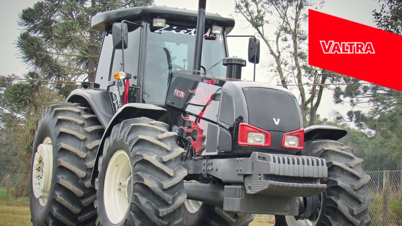 VALTRA BH165i ''Black Edition/Red Flames'' - Schulis Customs / Tractors