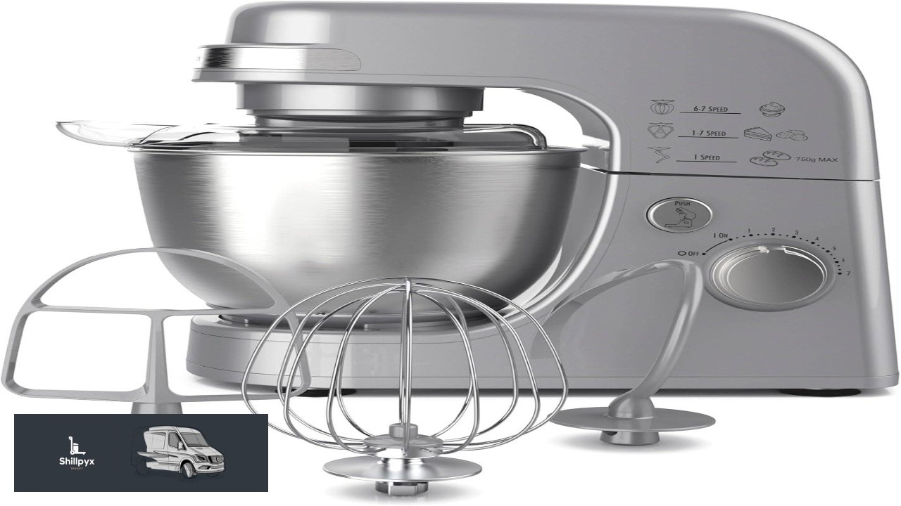 Hamilton Beach Electric Stand Mixer 4 Quarts Dough Hook Flat Beater Attachments