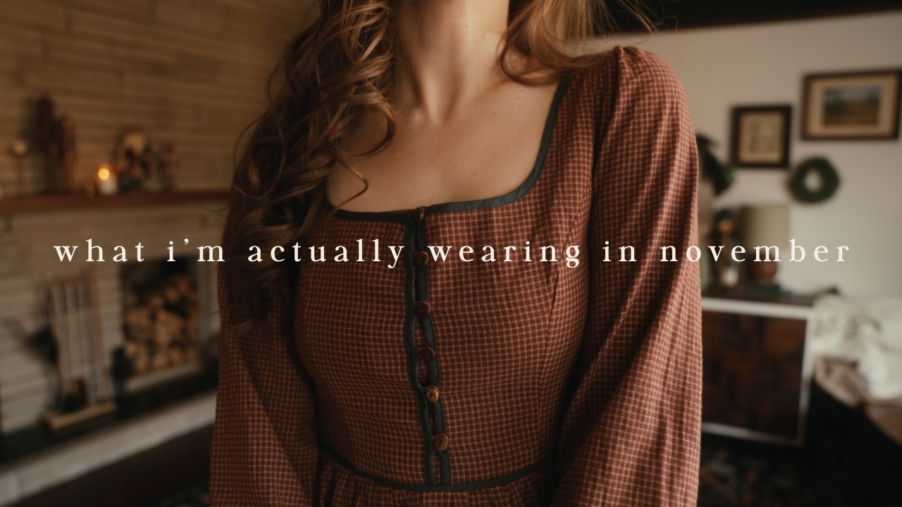 what i'm actually wearing this holiday season as a christian homemaker