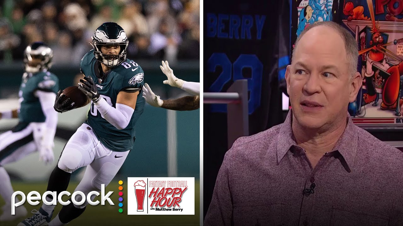 Matthew Berry talks Zach Wilson, Dallas Goedert's return | Fantasy Football Happy Hour | NFL on NBC
