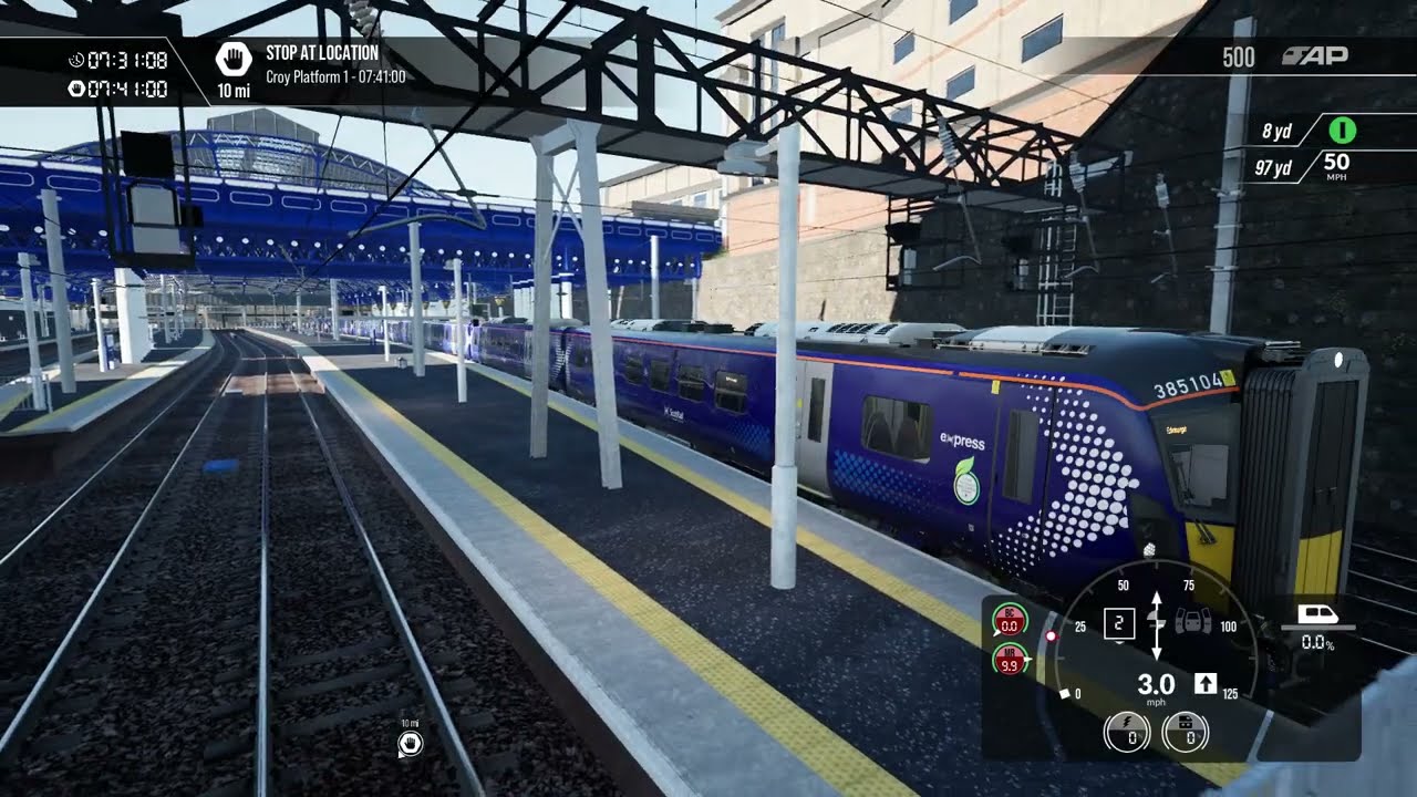 Class 383 SCR Glasgow queen street  Edinburgh Waverley