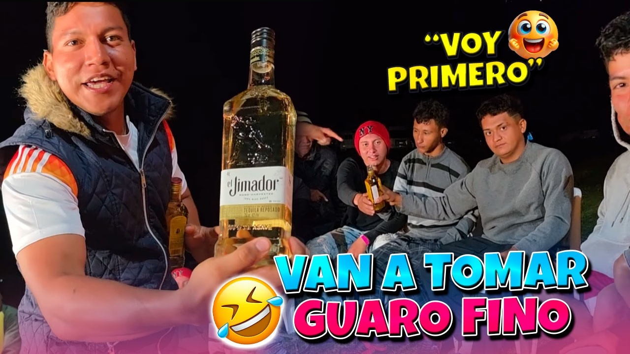 Empezó la borrachera en el campamento!! Sapo esta desesperado por tomarse el primer trago 😂