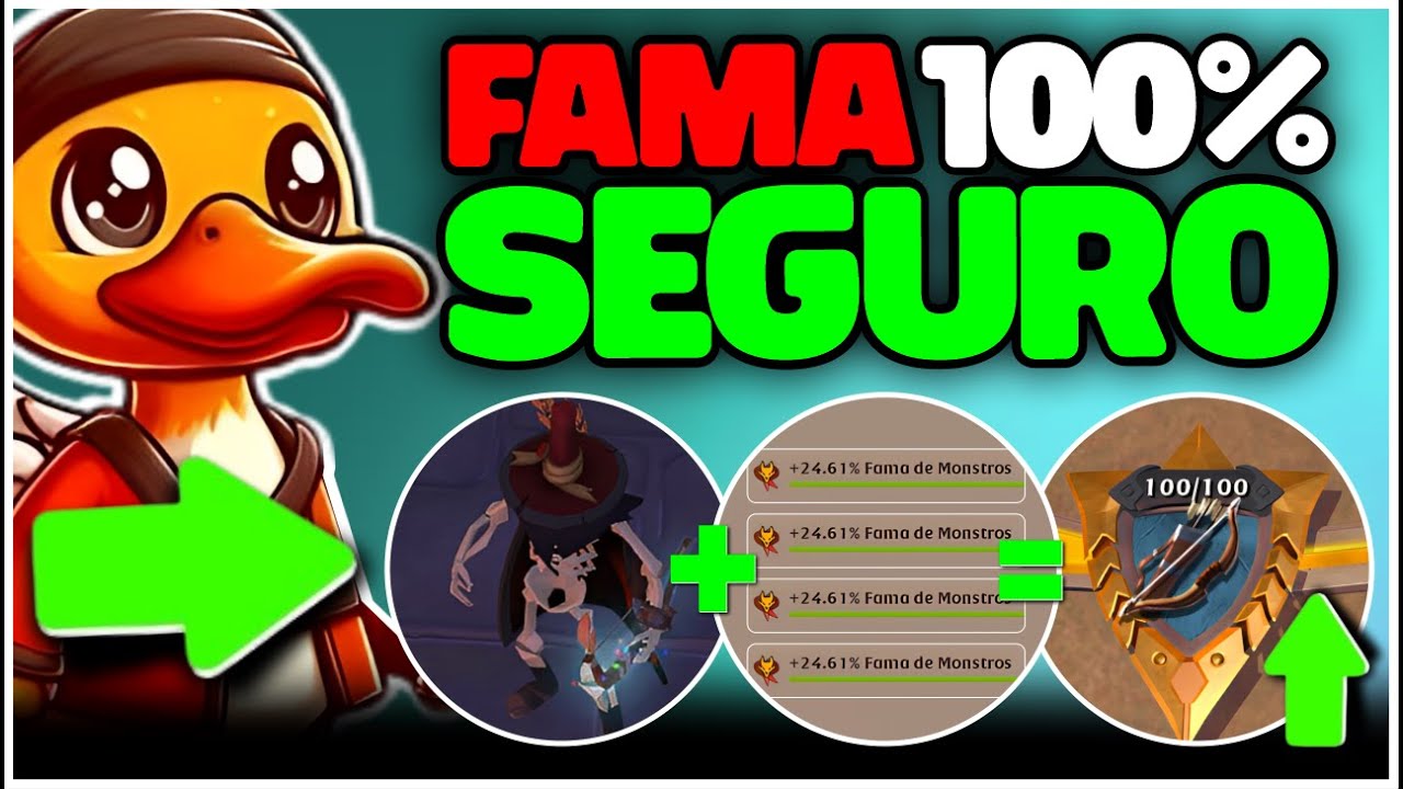 FAÇA 10 MILHÕES de FAMA Por Dia 100% SEGURO no Albion Online