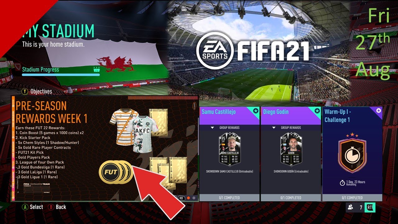 Fifa 21 - Pre-Season Promo is live! Earn FIFA 22 rewards!  & a new Showdown challenge!