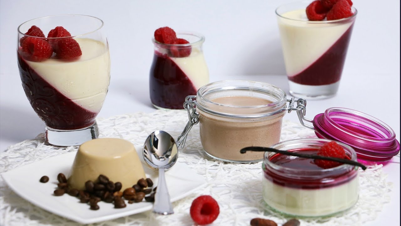Panna cotta - jednostavni desert - osnovni recept i razne varijante - klasična, čokoladna i sa kafom