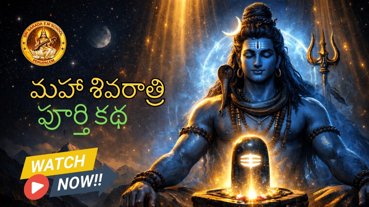 మహా శివరాత్రి – అజ్ఞానం తొలగి జ్ఞానం వెలిగే పవిత్ర రాత్రి 🕉️ ఓం నమః శివాయ