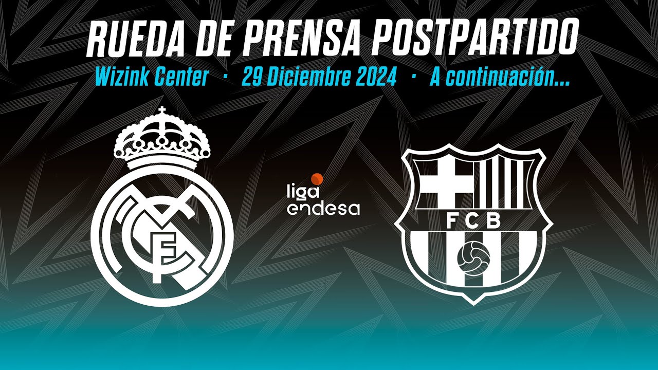 Post-game Press Conference | Real Madrid vs Barça | Jornada 13 Liga