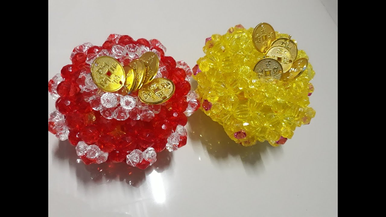 101. học kết cườm: Bình Hoa/ Hủ Vàng3/3 # DIY# Beaded Flower vase # vinahandmade 2020