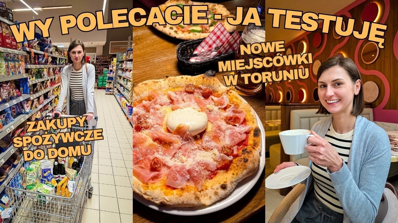 Co kupiłam z Waszego polecenia w Polsce? FOOD HAUL z Intermarch&eacute; do domu 🫜 Nowe miejsca w Toruniu 🍕