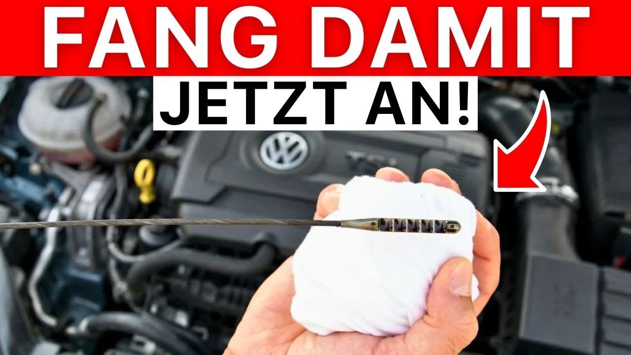 VW BESITZER aufgepasst! Das sollten Sie nach jedem Ölwechsel für eine lange Motorlebensdauer tun