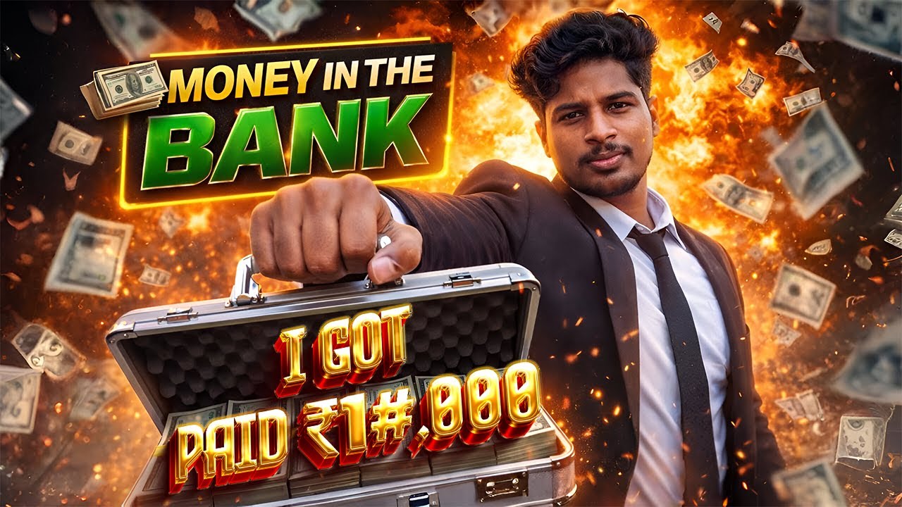 ₹1X,000 Lyrical Video Editing 🔥 How I Made It? | Money In The Bank | Copy Ninja Tamil