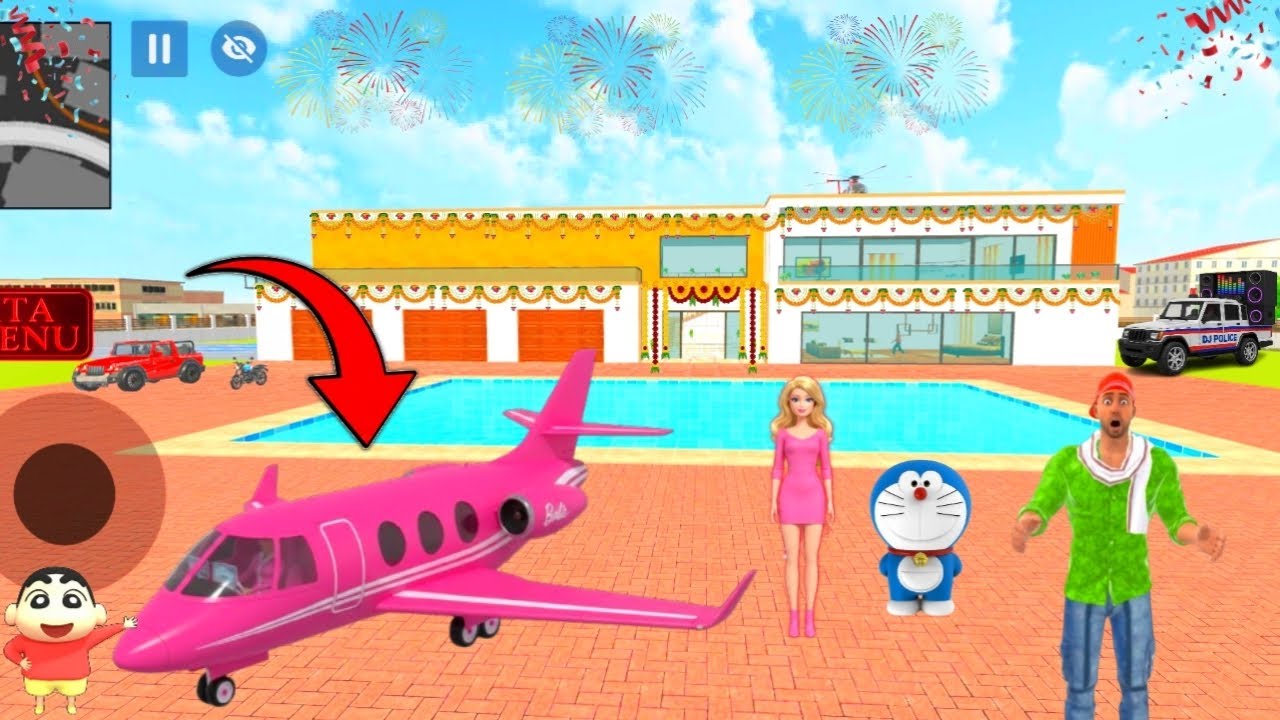 😲✨ Franklin & Shinchan Purchase New Barbie Airplane 💥😃