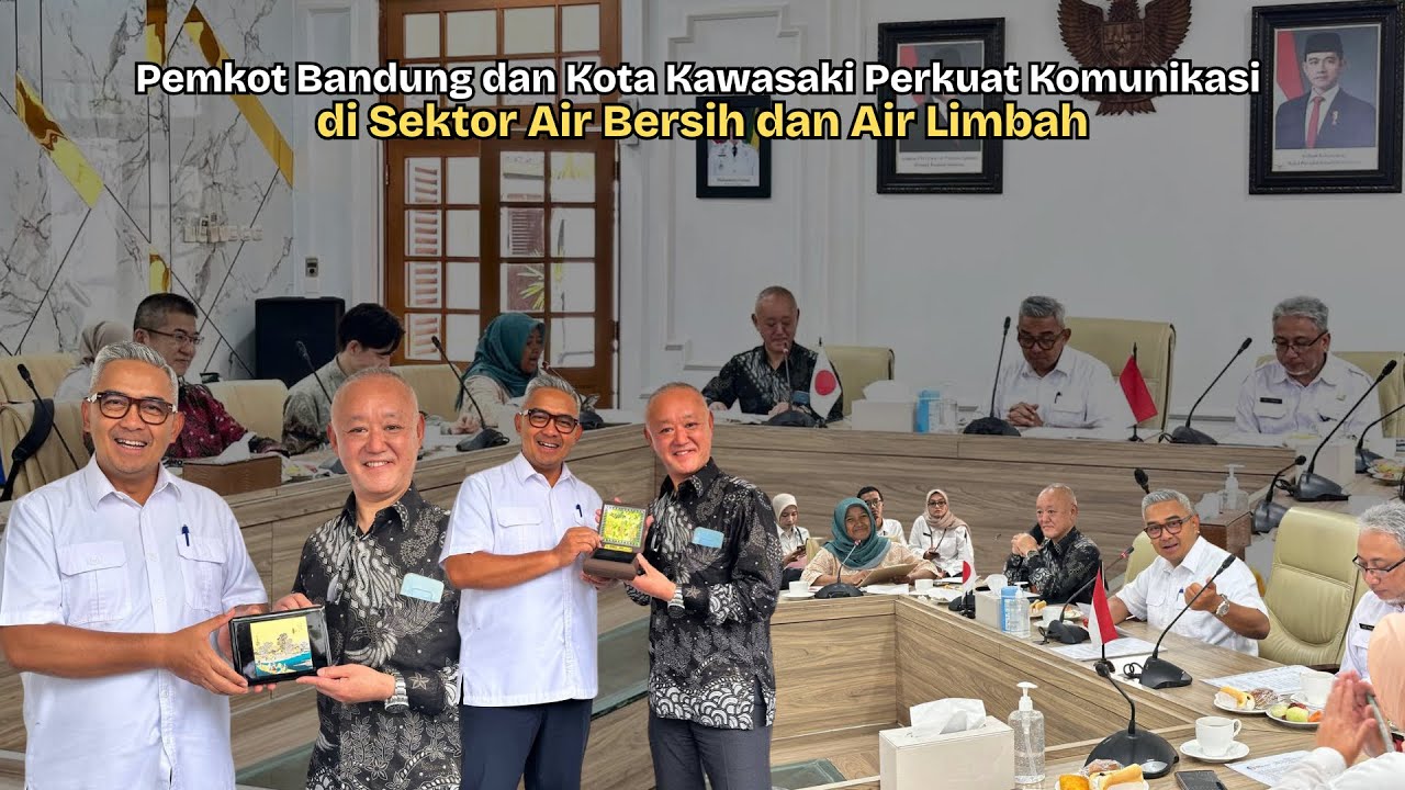 Pemkot Bandung dan Kota Kawasaki Perkuat Komunikasi di Sektor Air Bersih dan Air Limbah