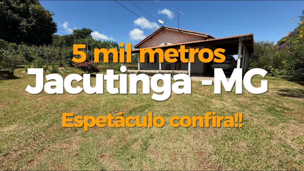 Linda chácara a venda em Jacutinga - MG 