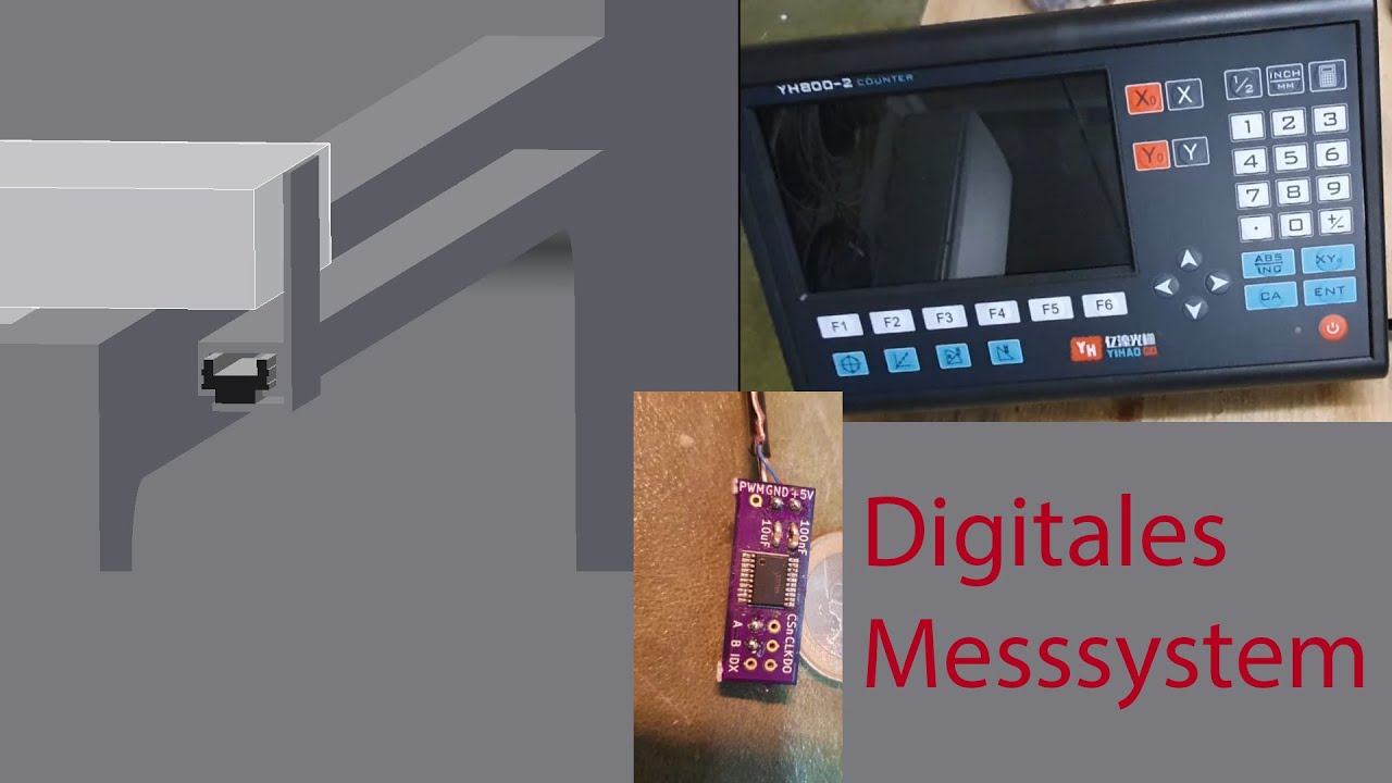 Digitales Messsystem im Eigenbau | Erste Konstruktionsentwürfe | Drehbank Interkrenn IKD 400 | #01