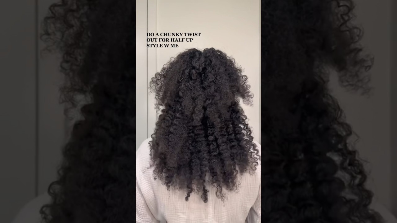chunky twist out hairstyle 🫶🏾 