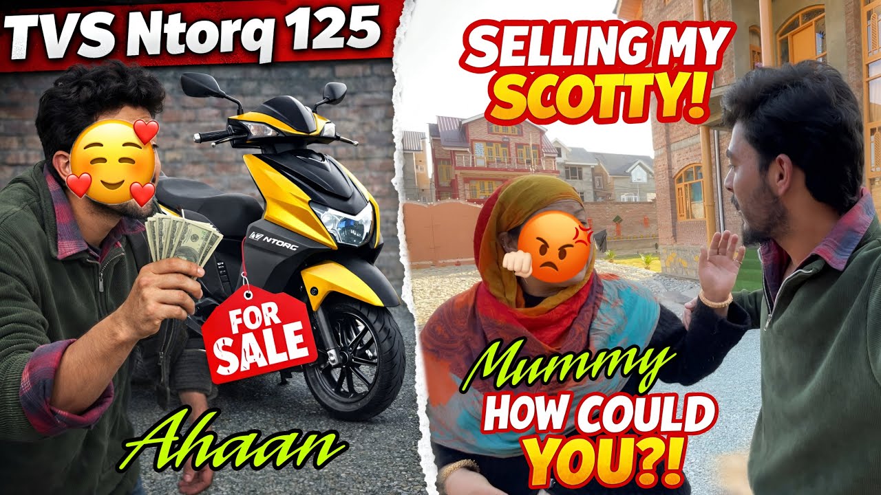 Mummy Nai Ghar chord Nai Ki Damki Di 🥺 Selling My Scooty-Special ￼￼￼￼￼Announcement ￼📣 